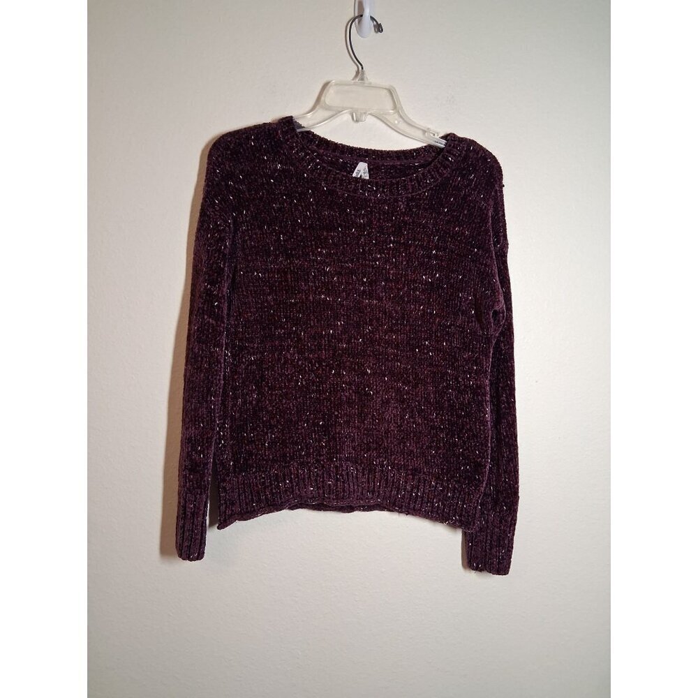 Mudd Sweater Retro Y2K Shaggy Indie Boho Super Soft Purple Size Medium